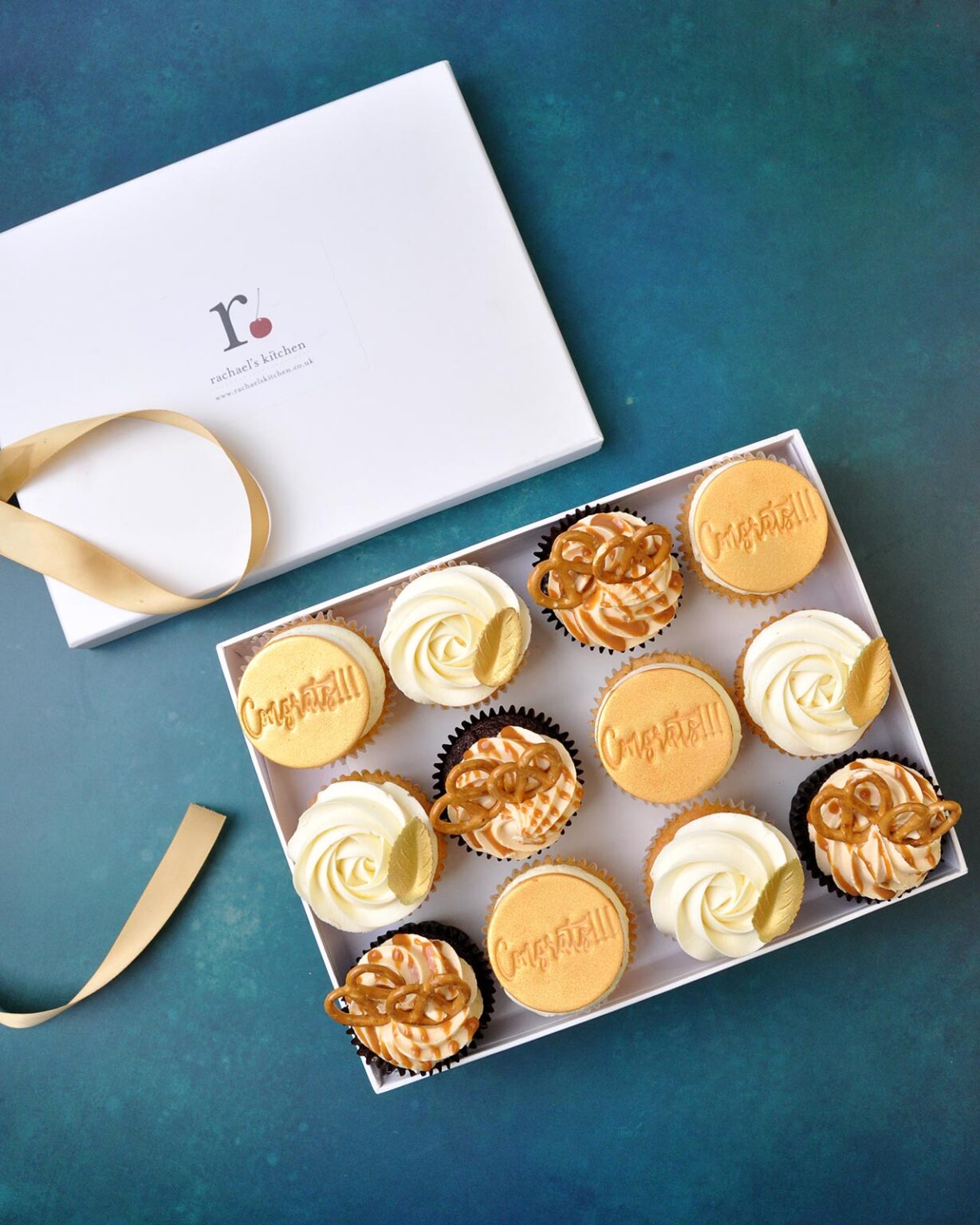 Congratulations Cupcake Selection Box Delivered