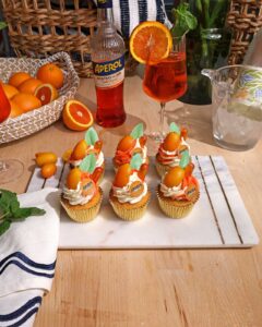 Orange Spritz Cupcakes