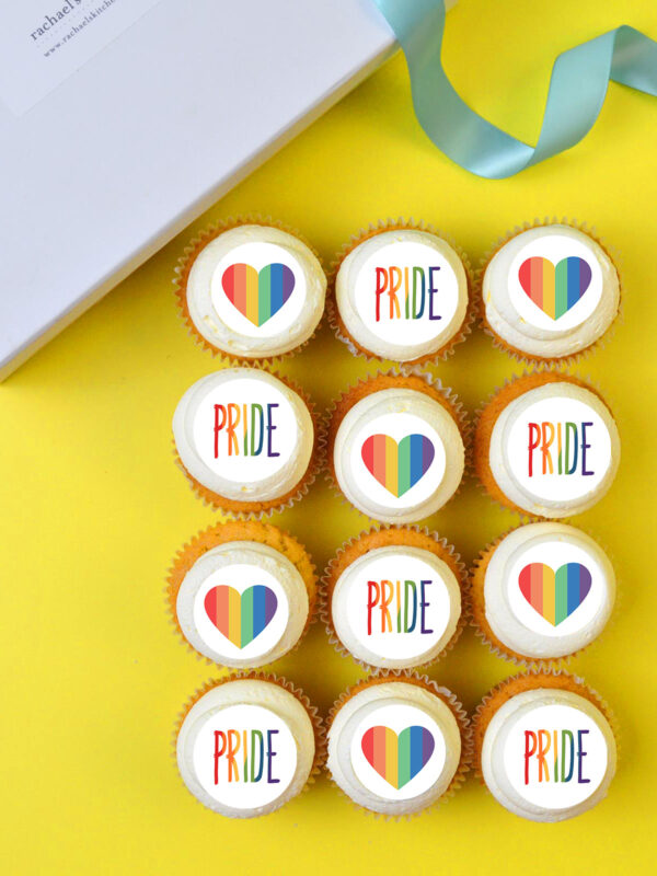 Pride cupcakes - vegan